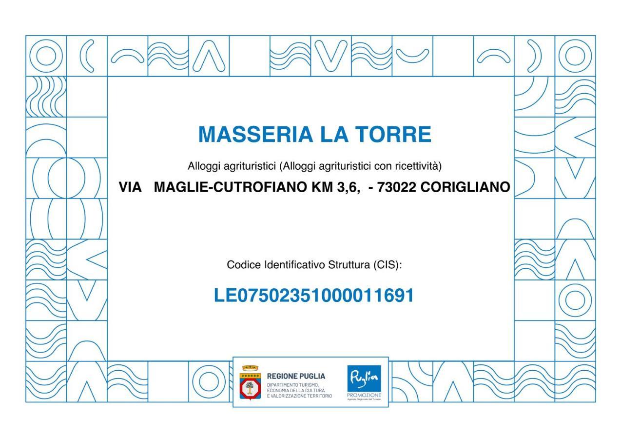 Masseria La Torre Maglie Buitenkant foto
